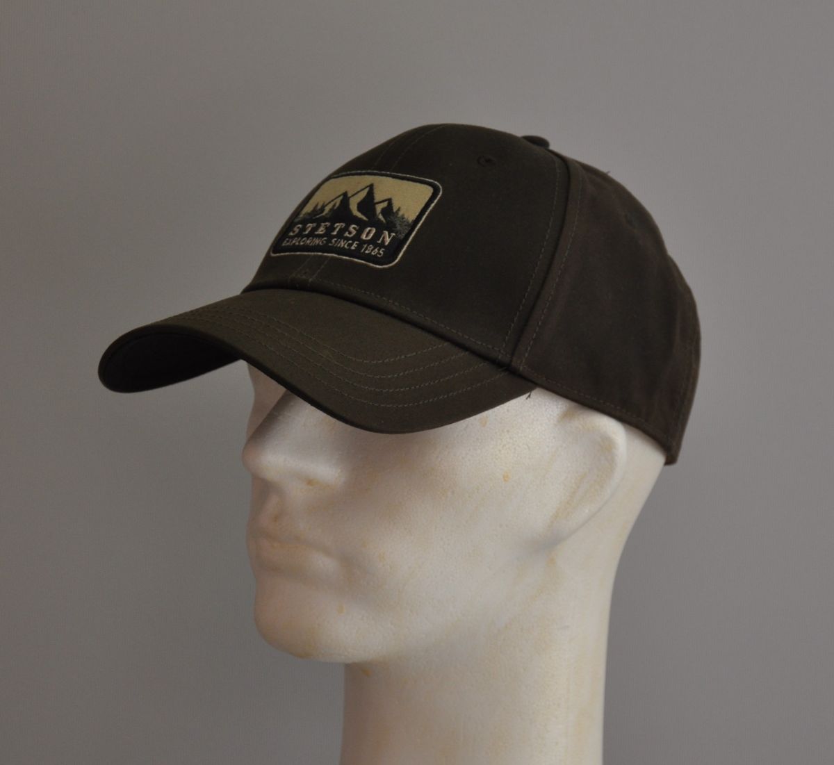 baseballcap in katoen gewaxed Stetson